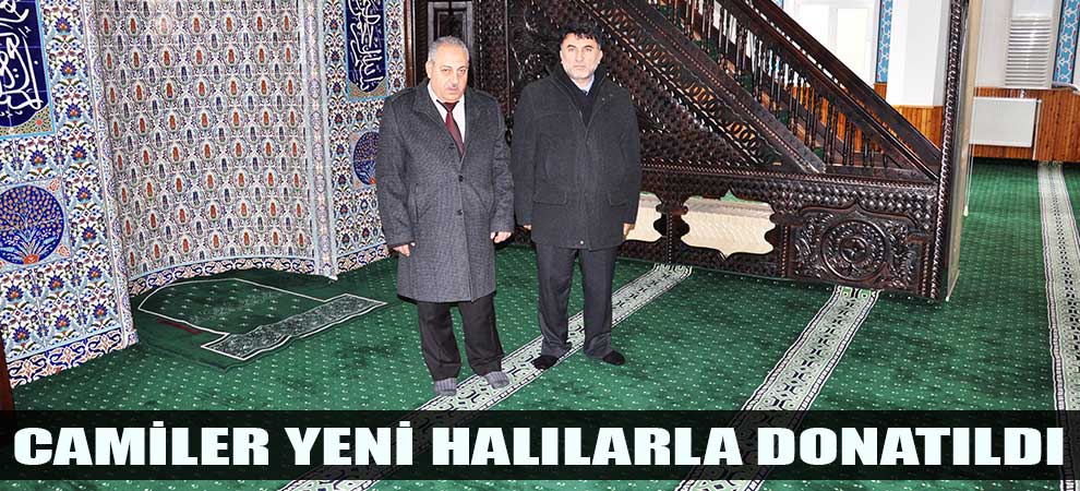 Camiler Yeni Halılarla Donatıldı