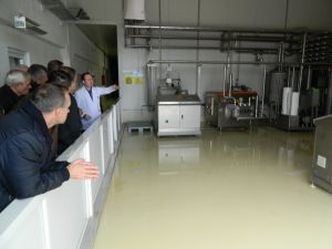 Bosnalı İş Adamları Besaş’ın Süt Tesisini Gezdi