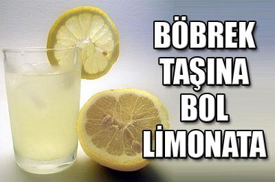 FLAŞ! Böbrek taşına bol limonata 