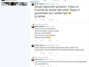 Öğrencilerin Twitter Baskısı Okulları Tatil Ettirdi