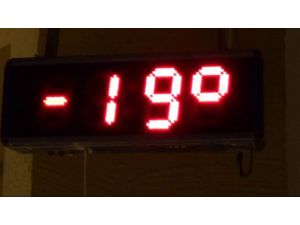 Yozgat’ta Hava Sıcaklığı Eksi 19 Dereceyi Gördü