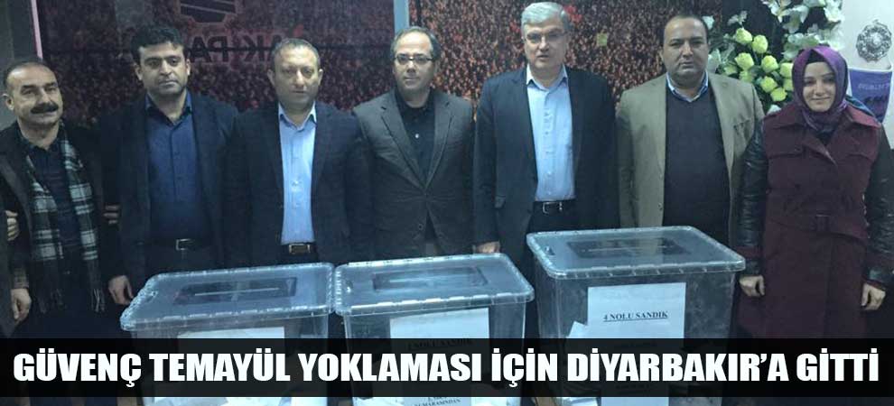 Güvenç Temayül Yoklaması İçin Diyarbakır’a Gitti