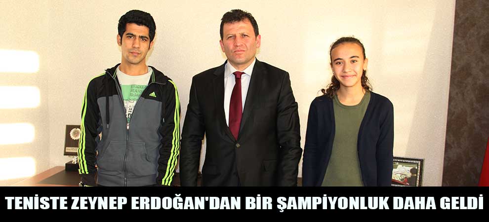 Teniste Zeynep Erdoğandan Bir Şampiyonluk Daha Geldi