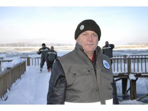 Düzce Milli Parklar Şubesi Ekipleri Yabani Hayvanlara Yem Bıraktı