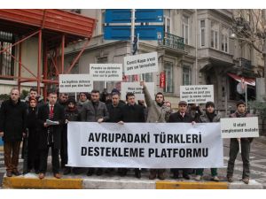 Belçika’da Polis Kurşunuyla Ölen Türk İçin İstanbulda Eylem