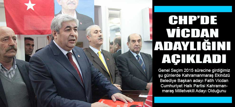 Chp’de Vicdan Adaylığını Açıkladı