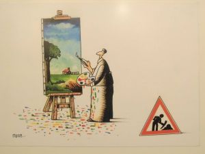 Musa Gümüşün 5. Kişisel Karikatür Sergisi Açıldı