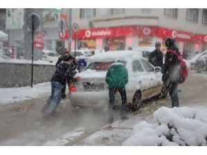 Bilecik’te Kar Yağışı Tekrar Başladı