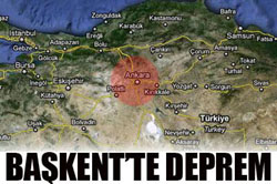 Ankarada deprem 