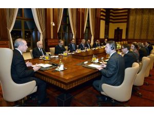 Cumhurbaşkanı Erdoğan, Çek Temsilciler Meclisi Başkanı Hamacek’i Kabul Etti