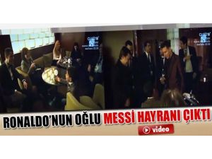 Ronaldo’nun Oğlu Messi Hayranı Çıktı