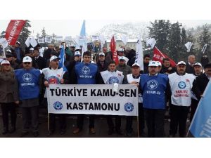 Kamu-sen’den Bordro Yakma Eylemi