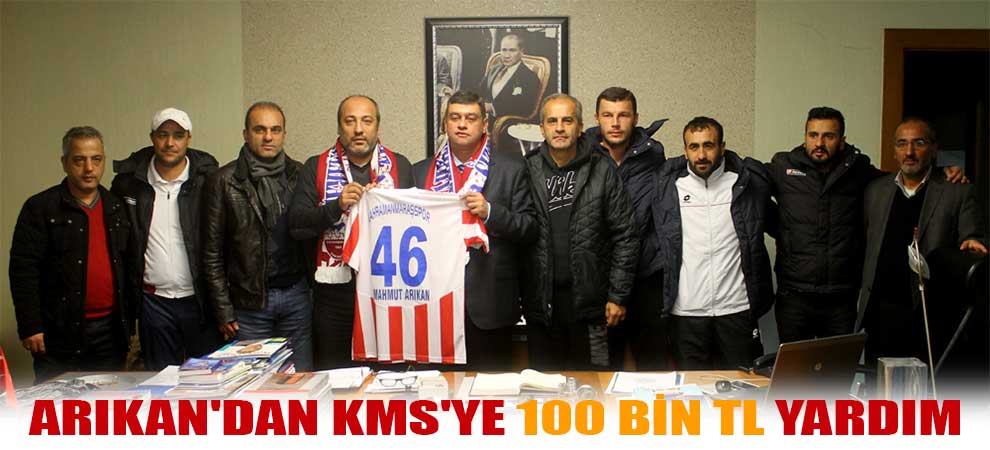 Arıkandan Kmsye 100 Bin Tl Yardım