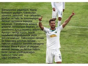 Uğur Demirok’dan Akhisar’a Vefa Örneği