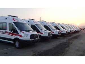 Sağlık Bakanlığının Yeni Ambulansları Tekirdağ’da