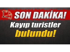 Kaybolan 3 Turistin Yeri Tespit Edildi