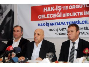 Hak-iş Antalya Temsilciler Meclisi Toplantısı Yapıldı