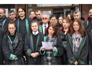 Tunceli Barosuna Bağlı Avukatlar, Başkanlarına Verilen Hapis Cezasını Protesto Etti