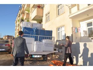 Ermenekteki Madenci Ailelerine Yardımlar Devam Ediyor