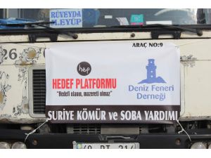 Suriye’ye 470 Ton Kömür, Bin 500 Adet Soba Ve Borusu Gönderildi