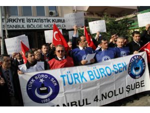Tüik Binası Önünde ‘Kadro’ Eylemi
