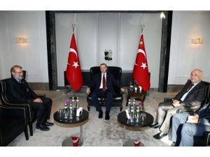 Erdoğan İran Meclis Başkanıyla Görüştü
