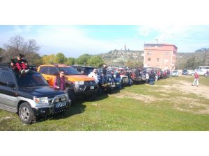 Zeytin Tarlasını Off Road Parkuruna Çevirdi