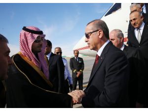 Kral Abdullah’ın Cenazesine Katılacak Cumhurbaşkanı Erdoğan, Riyad’a Geldi