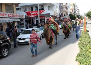 Güreş Öncesi Tanıtım Korteji Düzenlendi