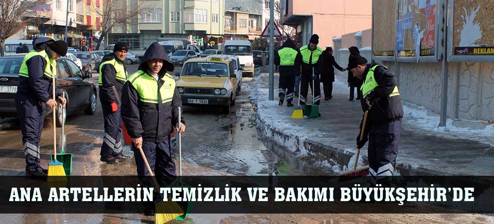 Ana Arterlerin Temizlik Ve Bakımı Büyükşehir’de