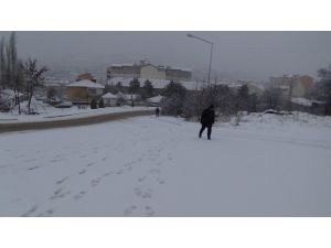 Yozgat’ta Kar Yağışı