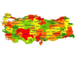 İşte İl İl Türkiye Nüfusu