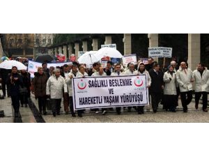 Sağlıklı Hayat İçin Yürüdüler