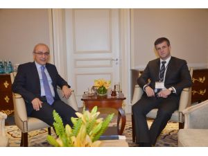 Bakan Elvan, Traceca Üyesi Ülkelerin Bakanlarıyla Görüştü