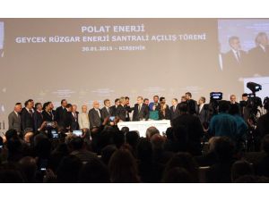 Cumhurbaşkanı Erdoğan, Türkiyenin En Büyük Rüzgar Enerji Santralinin Açılışını Yaptı