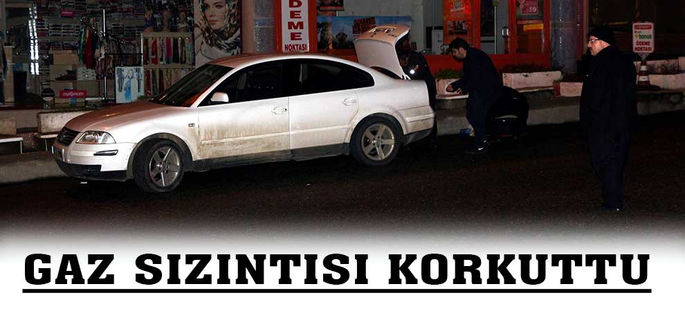 Gaz Sızıntısı Korkuttu