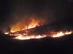 Bursa’da Yürekleri Ağızlara Getiren Yangın