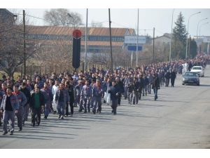 Boytaş İşçileri Holding Binasına Yürüdü