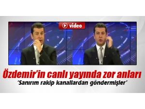 Cüneyt Özdemir’in Canlı Yayındaki Zor Anları