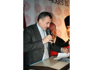 Mhp Genel Başkan Yardımcısı Kaya, Kars’ta Partisinin İl Başkanlığı Kongresine Katıldı
