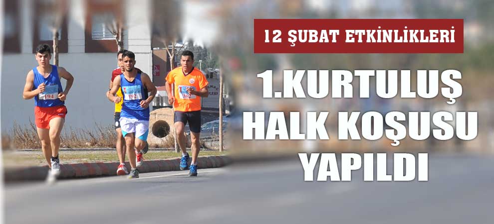 1.Kurtuluş Halk Koşusu Yapıldı