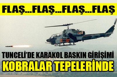 Tuncelide karakol basma girişimi 