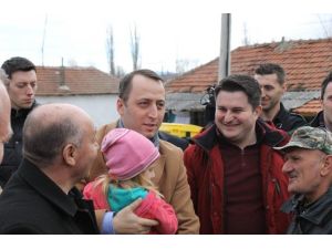 Makedonya’da Selzedelere Yardım