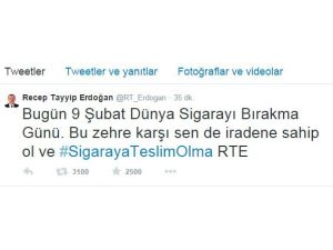 Cumhurbaşkanı Erdoğan’dan İlk Tweet