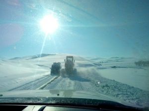 Erzurum’da Kar Ve Tipi Hayatı Felç Etti