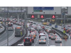 İstanbul’da Kar Trafiği