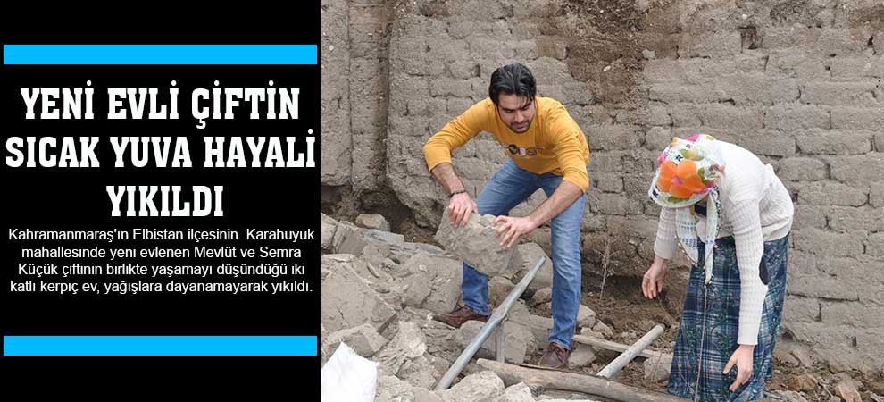 Yeni Evli Çiftin Sıcak Yuva Hayali Yıkıldı