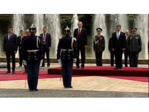 Erdoğan Törenle Karşılandı