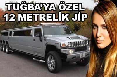 Tuğbaya 12 metrelik jip 