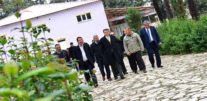 Başkan Erkoç’tan Tükoğlu Mesire Alanında İnceleme